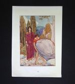 Vintage Harry G Theaker Print – Theseus Greek Mythology Illustration  1920s Book
