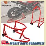 MOTORCYCLE FRONT HEAD STOCK WHEEL STAND & MOTORBIKE WHEEL LIFT HEADSTOCK STAND