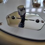 FENDER JAGUAR / TELE / STRAT STYLE CHROMED STAINLESS SWITCH TIP WITH HEX SCREW