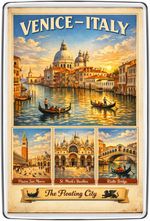Venice Italy Gondola Canal St Marks Rialto UK Fridge Magnet Travel Souvenir Gift