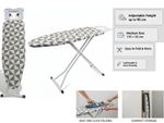 Ironing Board Adjustable Folding 110x30cm Compact Space Saving Home