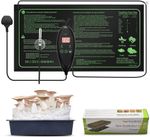 WATERPROOF MUSHROOM HEAT MAT with digital thermostat.