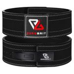 Weight Lifting Belt , 10mm Thick, 4-Inch Leather Gym Belt Training Lever Buckle
