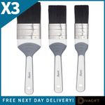 HARRIS 3 PIECE PAINT BRUSH SET FOR WOODWORK & GLOSS SERIOUSLY GOOD BRUSHES DIY