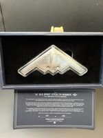 2026 Niue B-2 Spirit Stealth Bomber 1 oz Silver Antiqued High Relief 3D Coin