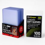 Ultra Pro 35pt Premium Toploaders + MintKeeper Sleeves | 1, 10, 25, 50, 100 Pack