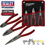 Sealey Premier Pliers Set 3pc