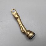 Novelty  Vintage Brass Horse Hoof Pipe Tamper Pendant