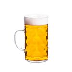 Plastic Beer Stein 2 Pint - 1ltr German Beer Stein Dimpled Beer Mug Masskrug