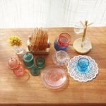 1SET 1:6 Scale Dolls House Miniatures Cups Saucers Plates Salad Bowls Kitchen