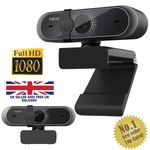 Full HD 1080P Webcam USB AutoFocus Web Camera With Mic For PC Laptop UK