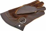 Falconry Glove Leather Bird Handling Suede Layer Leather Glove. Double Short