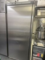 Fridge Upright Single 1 Door Stainless Kitchen Chilled Commercial 600L Polar ...