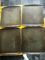 Lakeland Non-Stick Metal Baking Trays Set of 4 Black Rectangular