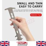 Silverline Bike Chain Wear Indicator Hand Tool Gauge Stretched Chain Checker