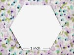 500 x  1 INCH SIDE HEXAGON PAPER TEMPLATES FOR PATCHWORK QUILTING FREE POSTAGE