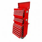 TOOL BOX ROLLER CABINET STEEL CHEST 19 DRAWERS RED - US PRO TOOLS