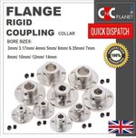 Flange Rigid Shaft Coupling Coupler collar Clamp bracket Motor joint connector 