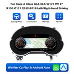 12.3" LCD Digital Instrument Cluster For Mercedes A CLA GLA X156 C117 W176
