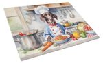 German Shorthaired Pointer The Chef Glass Cutting Board Large DAC6254LCB