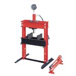 10T Hydraulic Shop Press with Gauge Garage Workshop