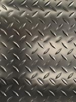 CHECKER - PLATE PVC RUBBER BLACK GARAGE FLOORING MATTING 2M WIDE X 2.5MM THICK 