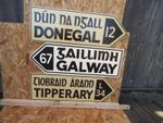 IRISH street signs