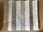 large antique map German East Africa. Bismarckburg. Kasanga. 1916.WW1. Tanzania.