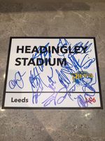 LEEDS RHINOS SIGNED 2026 STREET SIGN RUGBY LEAGUE SHIRT PHOTO PROOF  SIVO CROFT