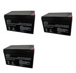3 x 12V 15Ah  Batteries with 5mm Screw Terminals 6-DZF-12  6DZM-12