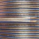 50m 2 x 1.5mm Transparent Speaker Cable Wire for HiFi Surround Sound Car Audio