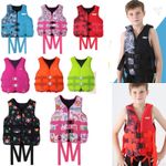 Kids Adults Life Jacket Swim Floating Zip Vest Buoyancy Aid Jacket SummerHoliday