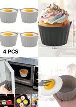 4 Pcs Air Fryer Egg Mold –  Egg Tray Premium Silicone for Perfectly Cooked Eggs