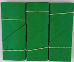 96 Green Christmas Cracker/Party Crown Hats Quality 50gsm printed paper