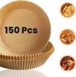 LAVANDIS 150pcs Disposable Ninja Air Fryer Liners Parchment Paper Non Stick