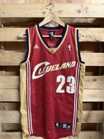 Mens Adidas Cleveland Cavaliers LeBron James #23 NBA  Jersey Burgundy Size S