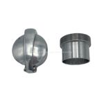 POLISHED ALUMINIUM 2" 'MONZA' FUEL CAP - WITH STEEL FILLER NECK - UK SUPPLIED