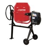 Cement Mixer Large 140 L Litres Concrete Professional With Stand & Wheels 240V