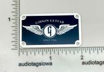 Gibson Custom Amp or Case Logo Badge Custom Made Silver Aluminum