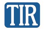 TIR Sign 400x250mm Aluminium Truck Trailer Customs Plate AUTO KADA 90111