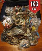 1kg Bags of Jewellery | Costume, Mixed Wear, Resell, Craft, Upcycle | Potluck