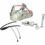 Indespension Triplelock Braked Security Trailer Coupling Lock 50mm Hitch