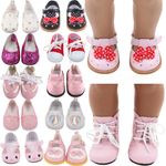 Handmade 7cm Doll Boots & Shoes for 18” Girl & 43cm Baby Dolls – Gift Toy