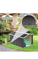 GARDENBRUK ROBOT MOWER GARAGE, SLOPING ROOF COST £120 NEW ,BARGAIN £60 PLUS POST