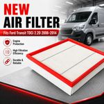 NEW AIR FILTER FITS FORD TRANSIT TDCi 2.2D 06-14 Ref NAPA 1373667 EAF651