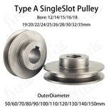 Cast Iron V Groove Drive Pulley A Type V Belt Pulleys Width 1/2" OD 50mm-150mm