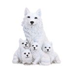 Wolf Figure Statue Artic Bond Nemesis Figurine New Boxed 16cm