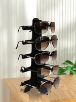 1pc Black Sunglasses Stand Eyeglasses Rack Holder Frame Display Organizer Stand
