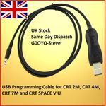 USB Programming Cable for CRT 2M CRT 4M CRT 7M CRT SPACE V U AT-588 HAM Radio