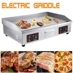 73cm Commercial Electric Griddle Countertop Hotplate BBQ Grill Catering Bacon